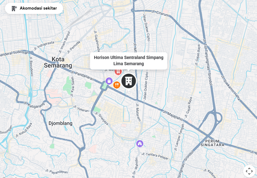 Lokasi Strategis Hotel Simpang Lima Semarang