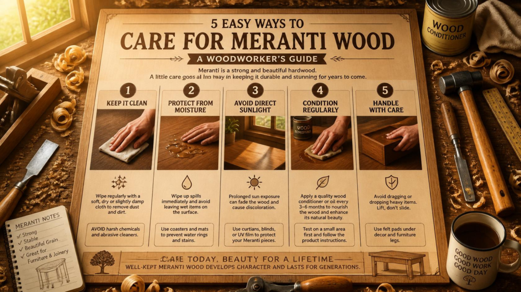 Kayu Meranti Cepat Lapuk? Ini 5 Cara Mudah Merawatnya Agar Tahan Lama!